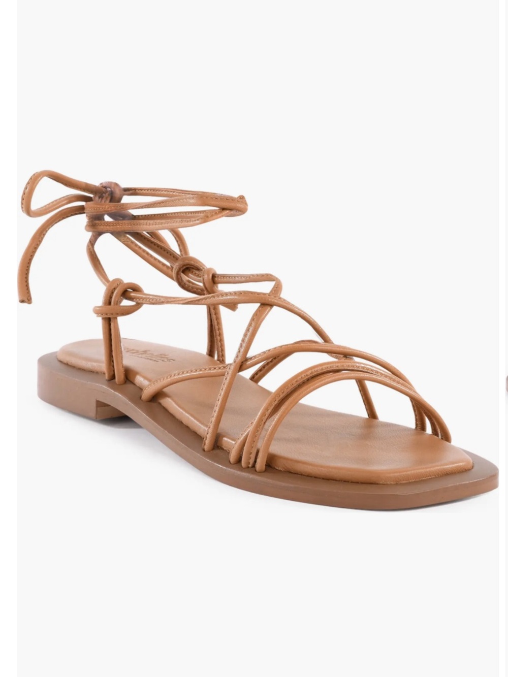 SEYCHELLES LILAC ANKLE WRAP SANDAL - LIKE NEW